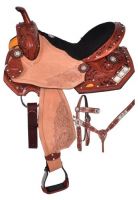 Double T Barrel Saddle Package - Accented with Crystals